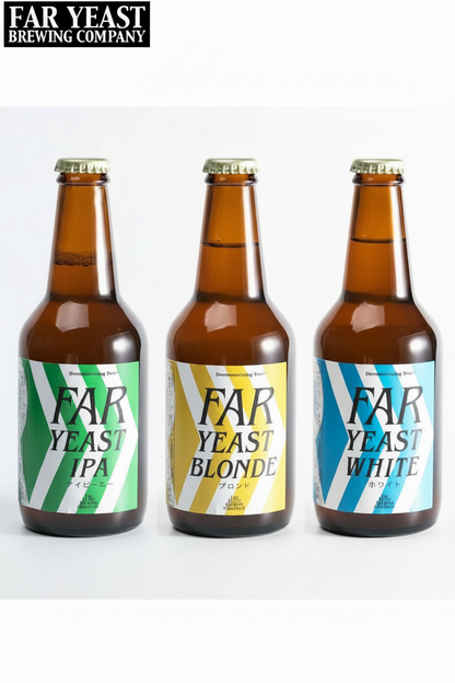 FAR YEAST TOKYO BEERS — BLONDE, WHITE & IPA